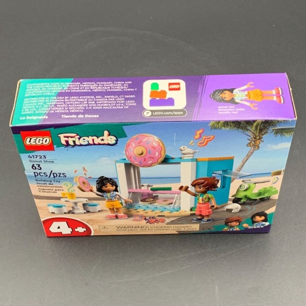 LEGO Friends Donut Shop Building Toy Set 41723  63 Pieces  Ages 4+ New Sealed - Picture 2 of 5